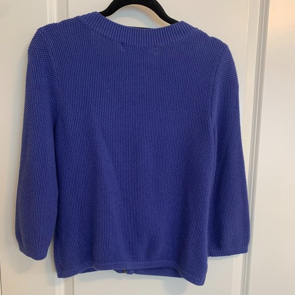 Mac&Jac Lilac/Purple zip up cardigan, M - Picture 2 of 3